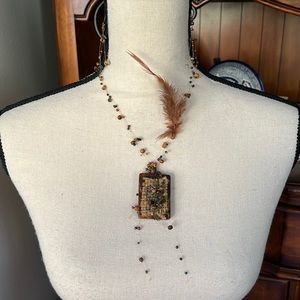 Bohemian Necklace and Earrings